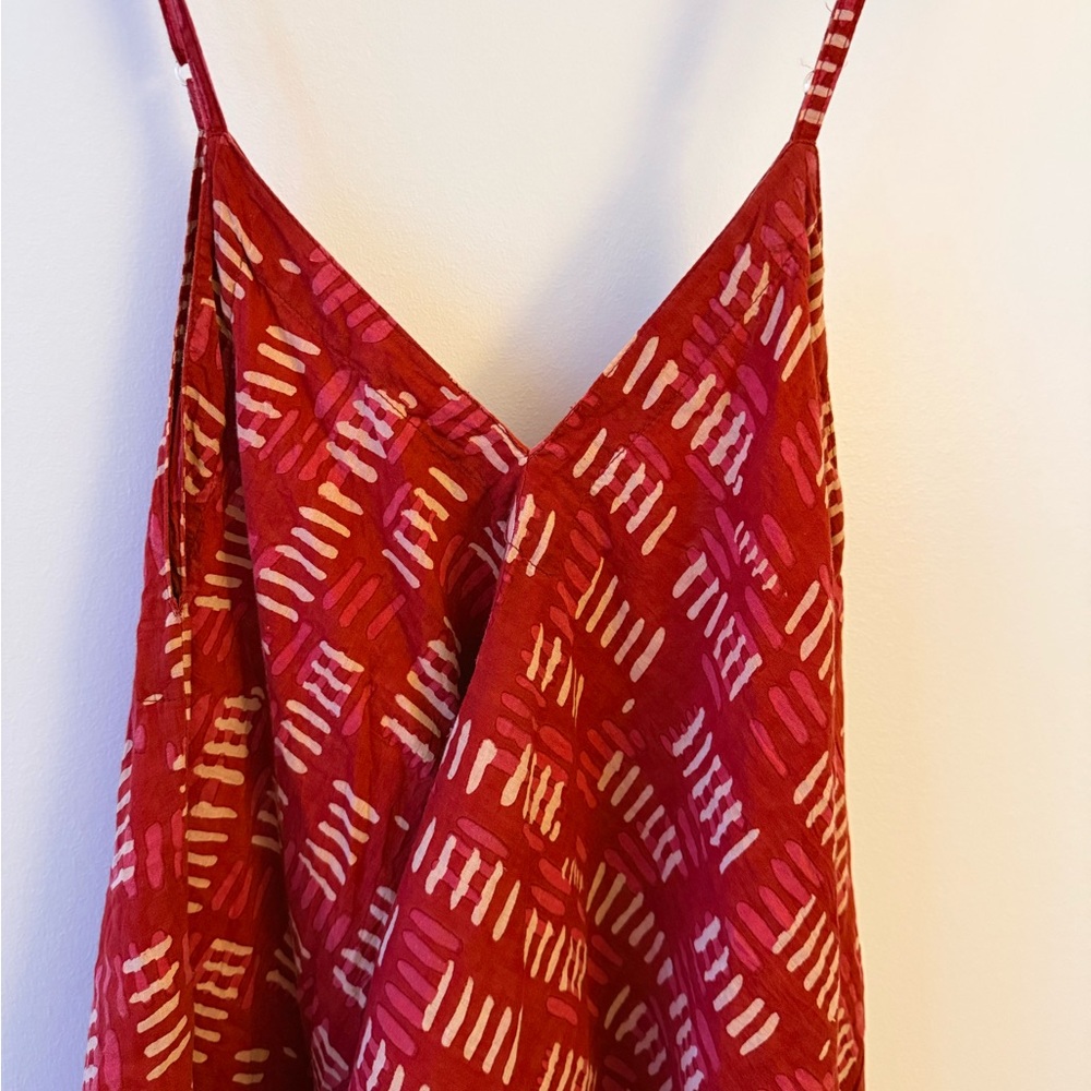 World Market Tie Back Spaghetti Strap Coverup with Pockets